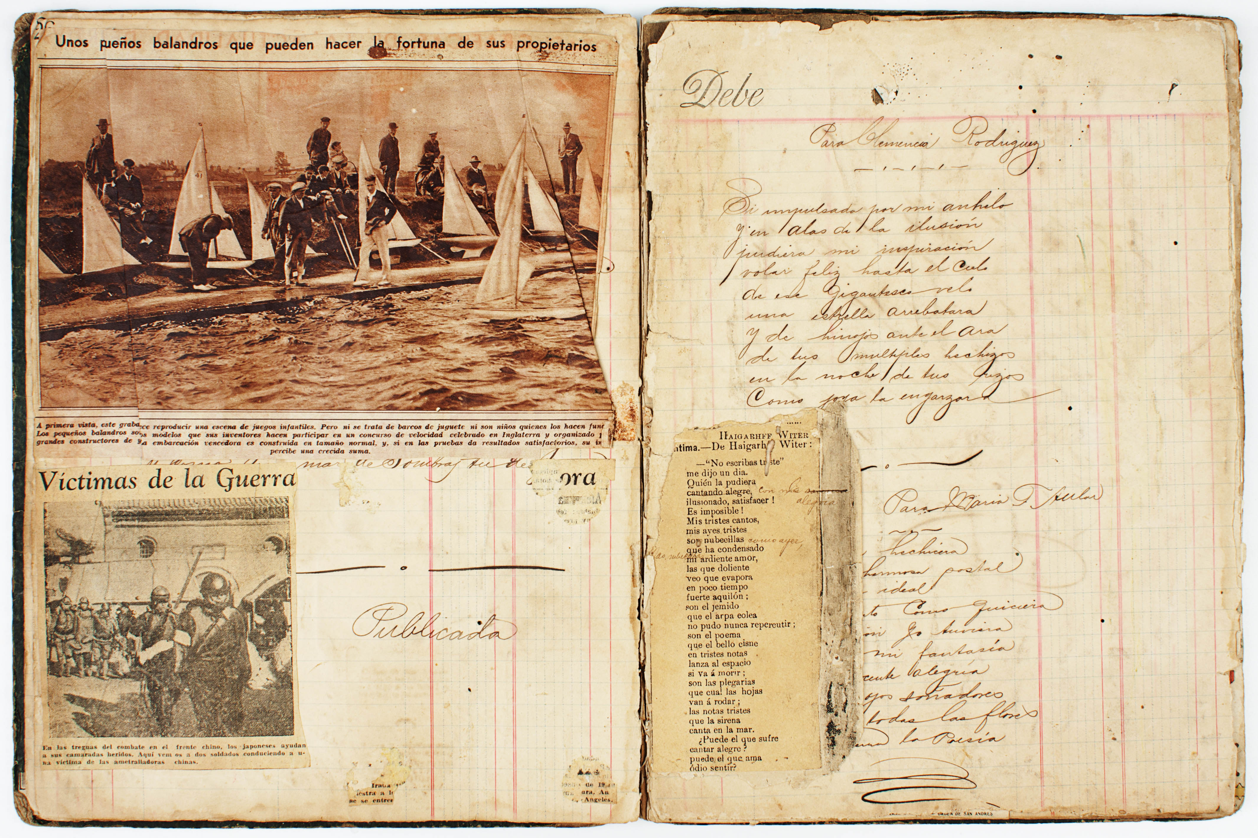 First World War scrapbook VEnezuela