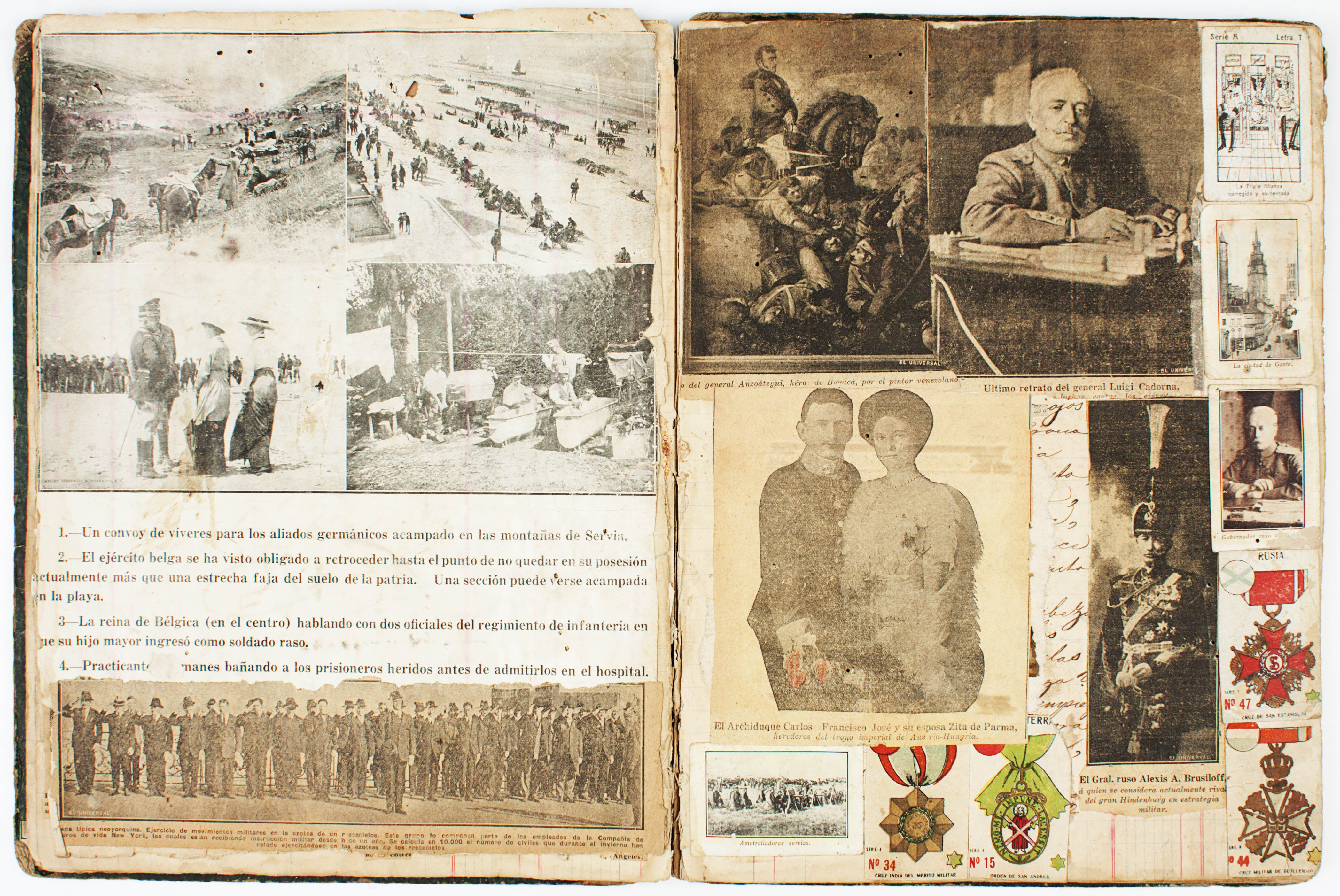 First World War scrapbook VEnezuela