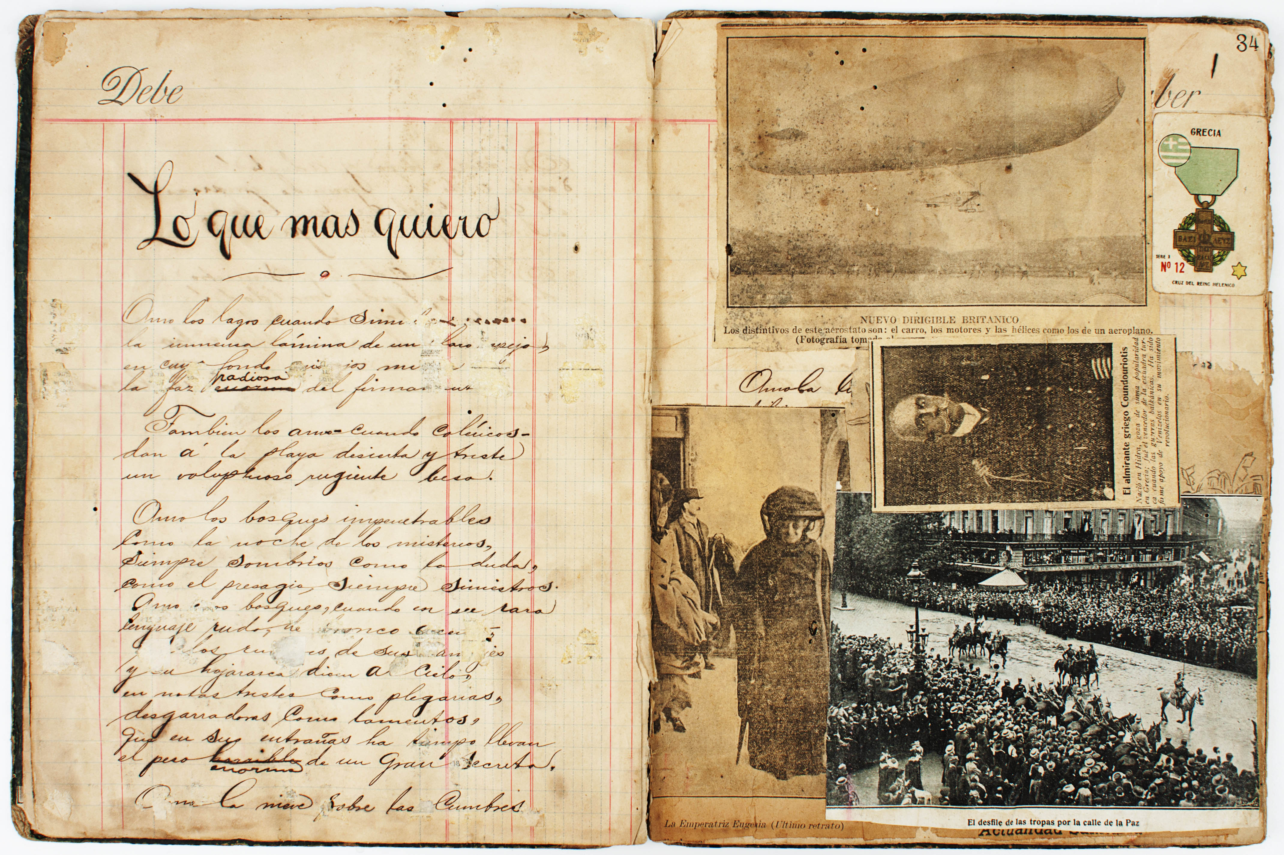 First World War scrapbook VEnezuela