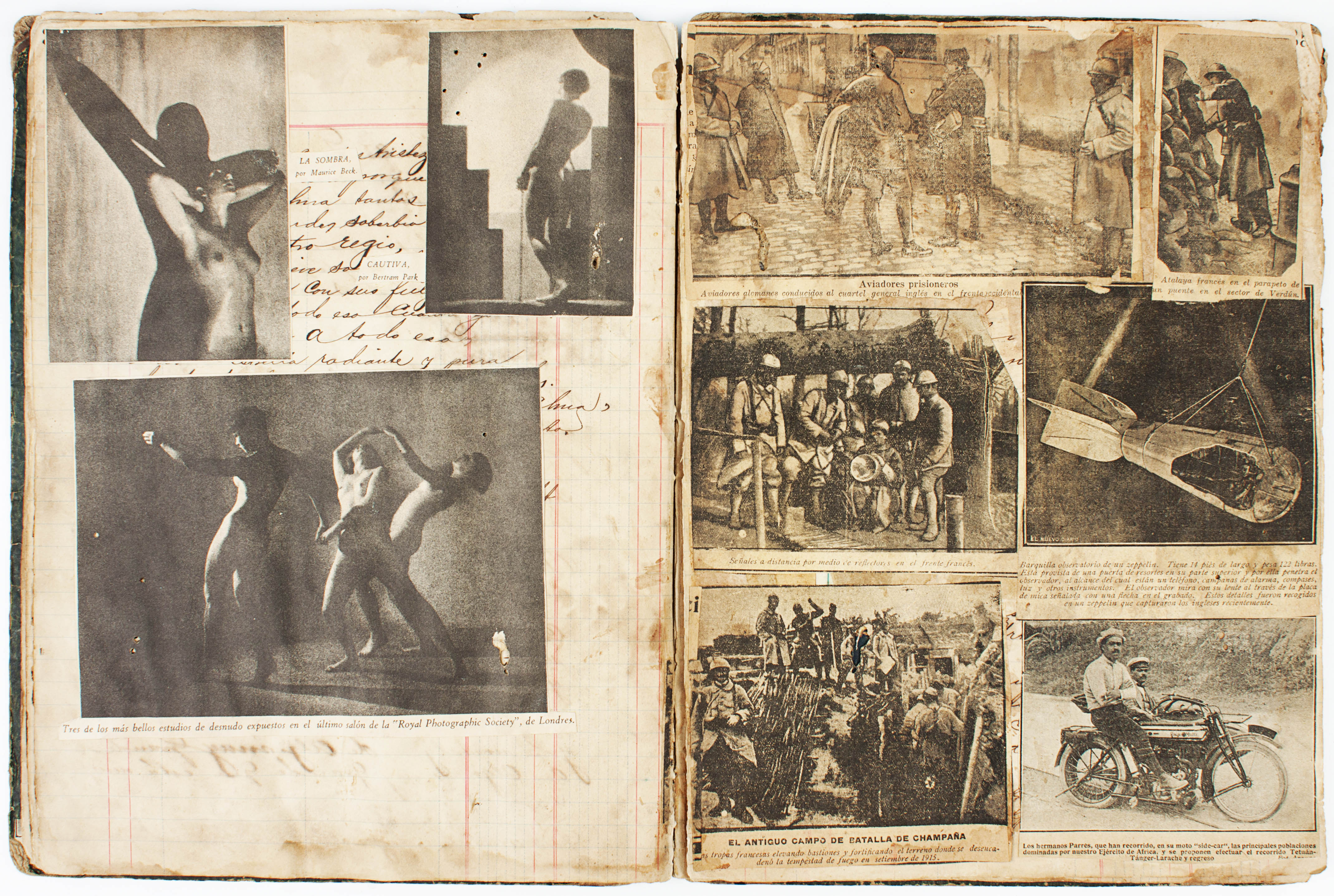 First World War scrapbook VEnezuela