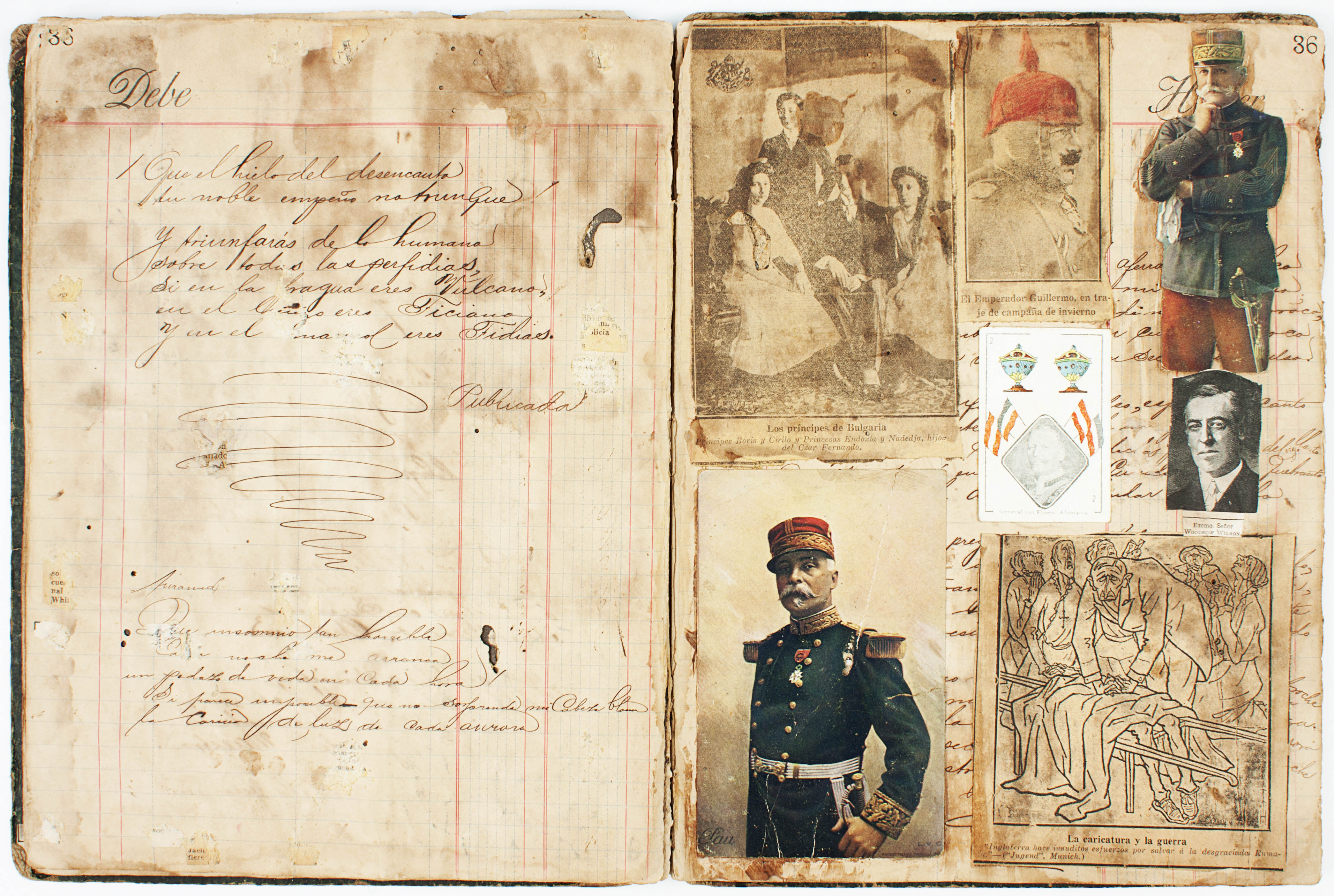 First World War scrapbook VEnezuela