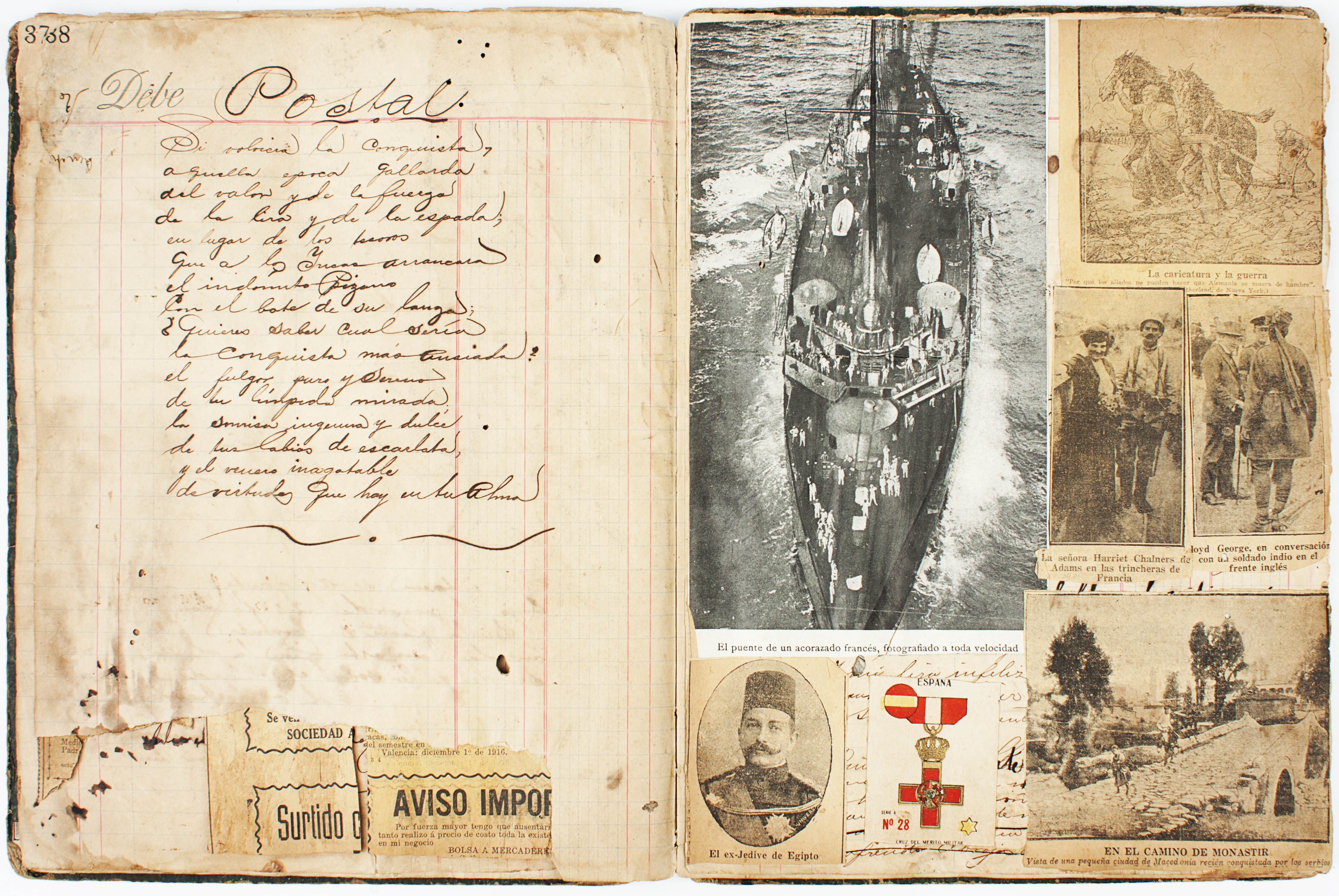 First World War scrapbook VEnezuela