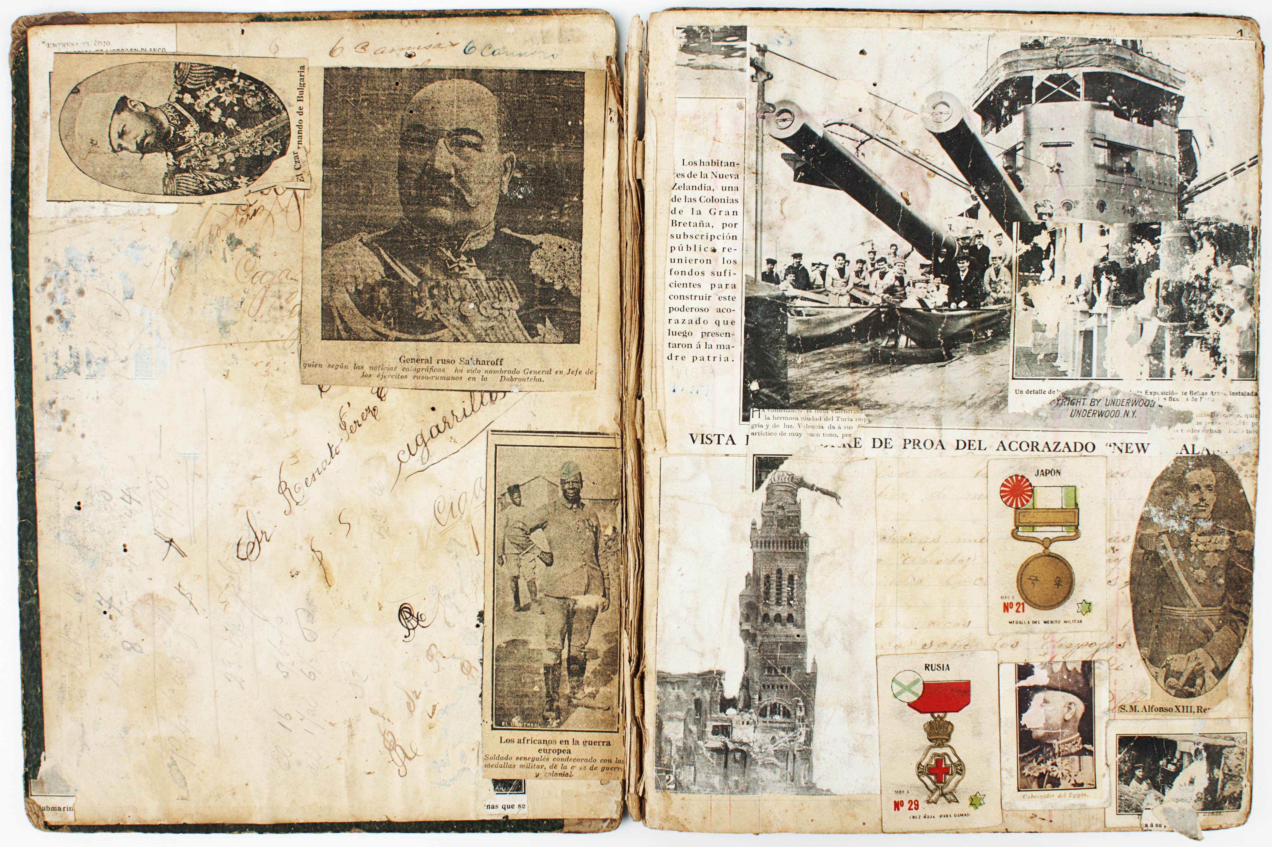 First World War scrapbook VEnezuela