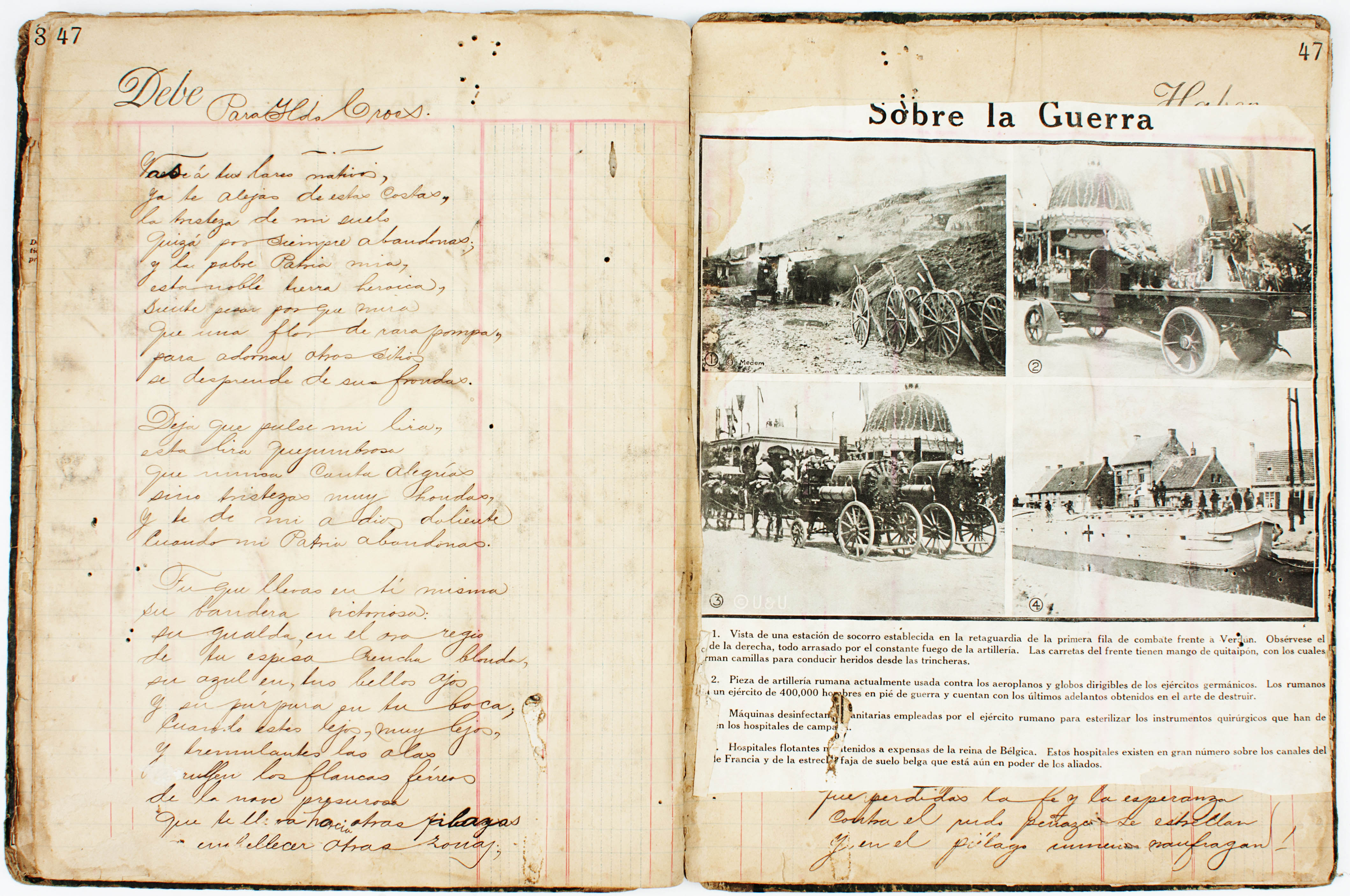 First World War scrapbook VEnezuela