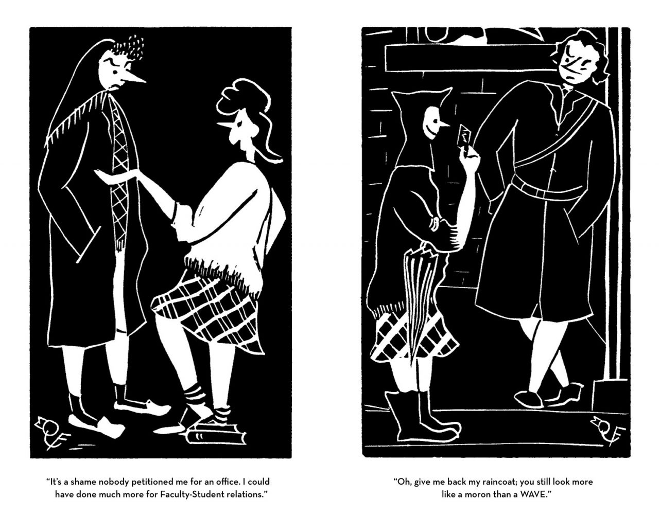 Flannery O’Connor cartoon art