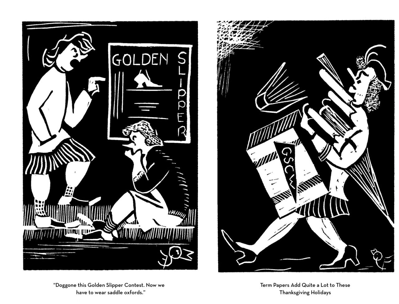 Flannery O’Connor cartoon art
