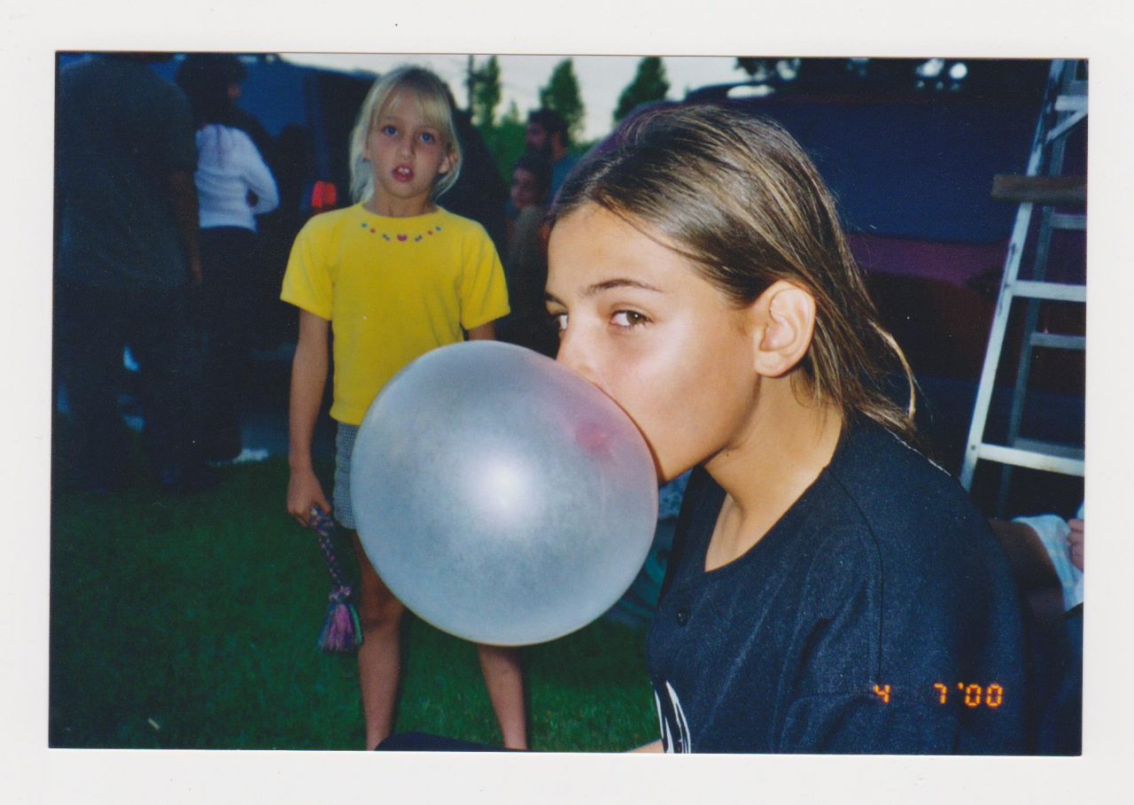 Gum Blowing Snapshots Photos