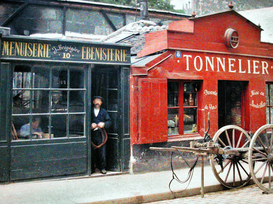 Paris 1914 autochrome La Belle Epoque