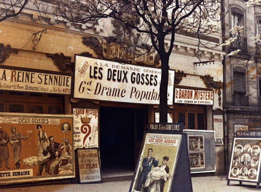 Paris 1914 autochrome La Belle Epoque