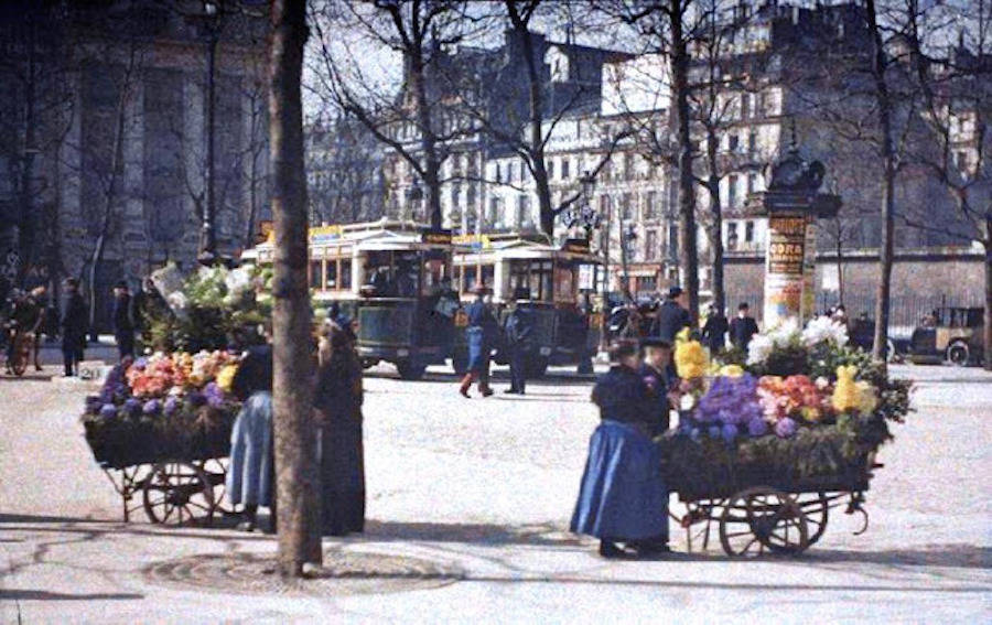 Paris 1914 autochrome La Belle Epoque