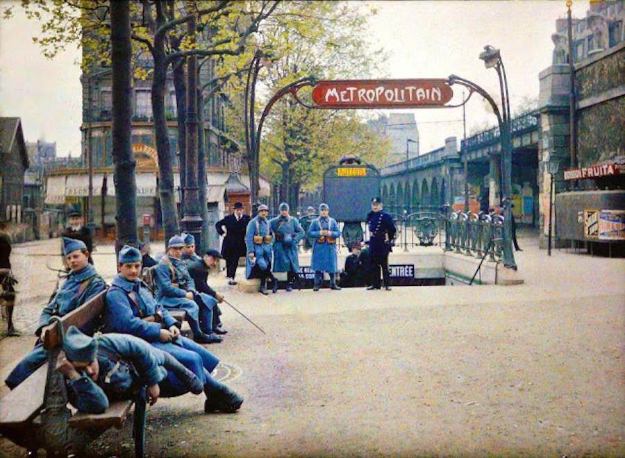 Paris 1914 autochrome La Belle Epoque