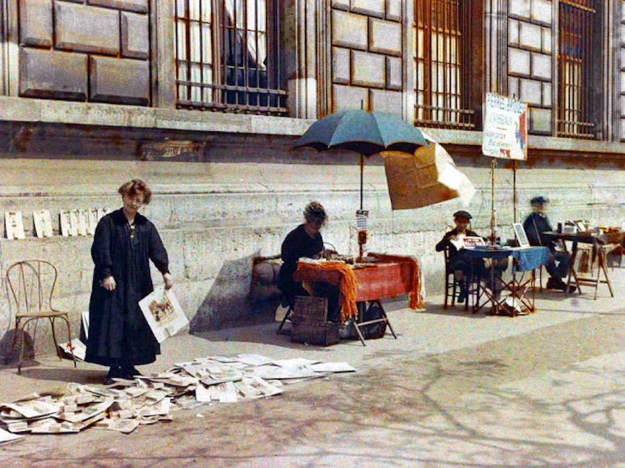 Paris 1914 autochrome La Belle Epoque