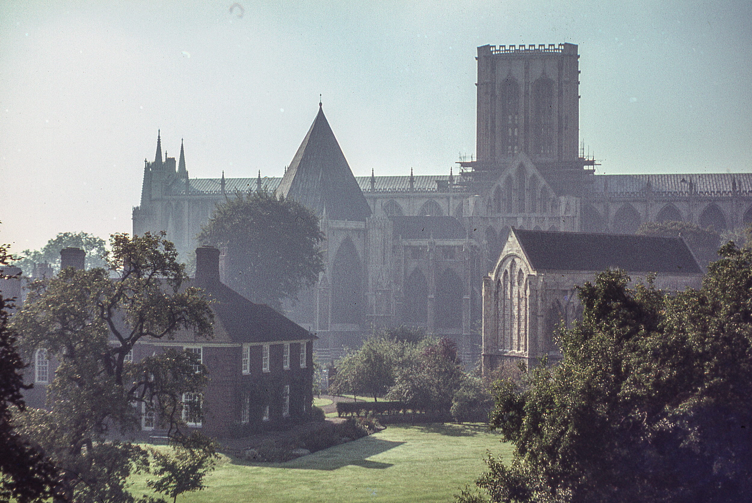 York England 1968 snapshot colour slide