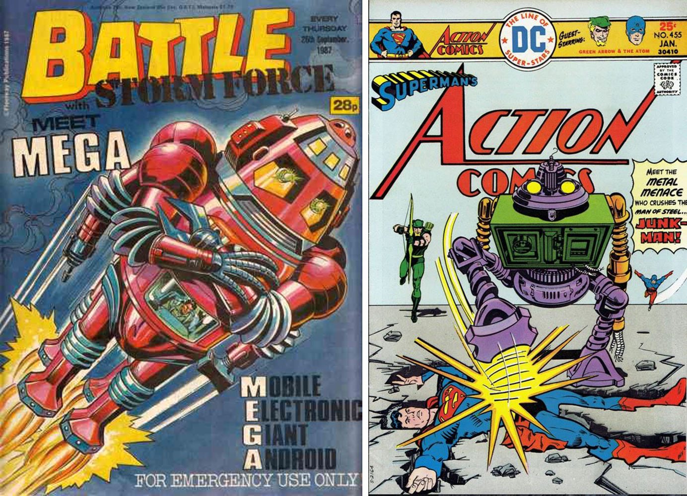 Programmed For Lameness Awful Comic Book Covers Featuring Robots Flashbak