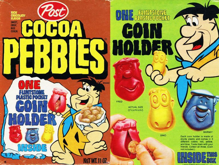 vintage cereal box toys