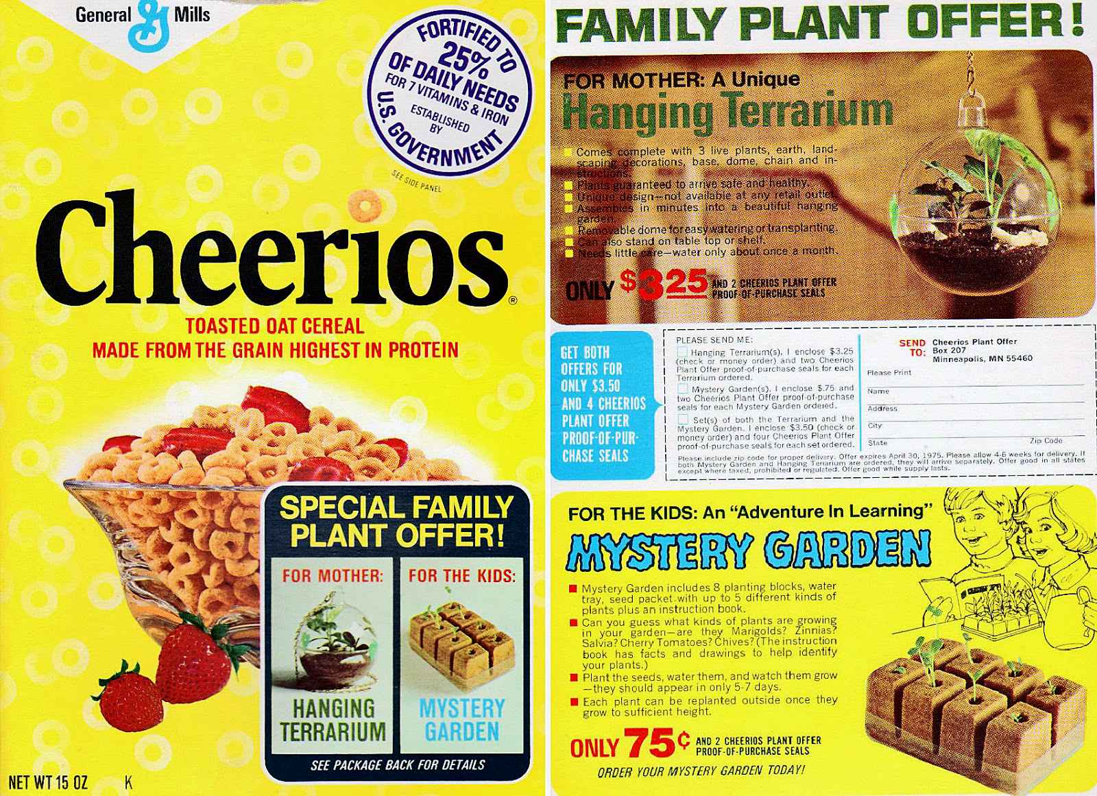 cheerios box back