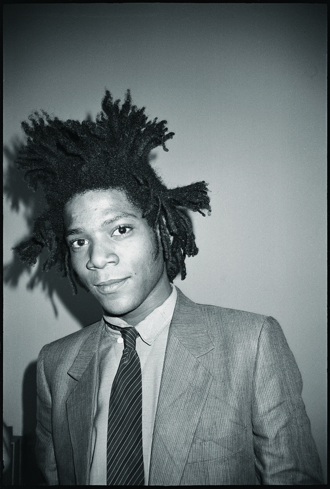 Andy Warhol (U.S.A., 1928–1987), Negative [Jean-Michel Basquiat portrait photo shoot], 1982, Black-and-white negatives. Cantor Arts Center collection, Gift of The Andy Warhol Foundation for the Visual Arts, 2014.41.873_27. © The Andy Warhol Foundation for the Visual Arts, Inc.