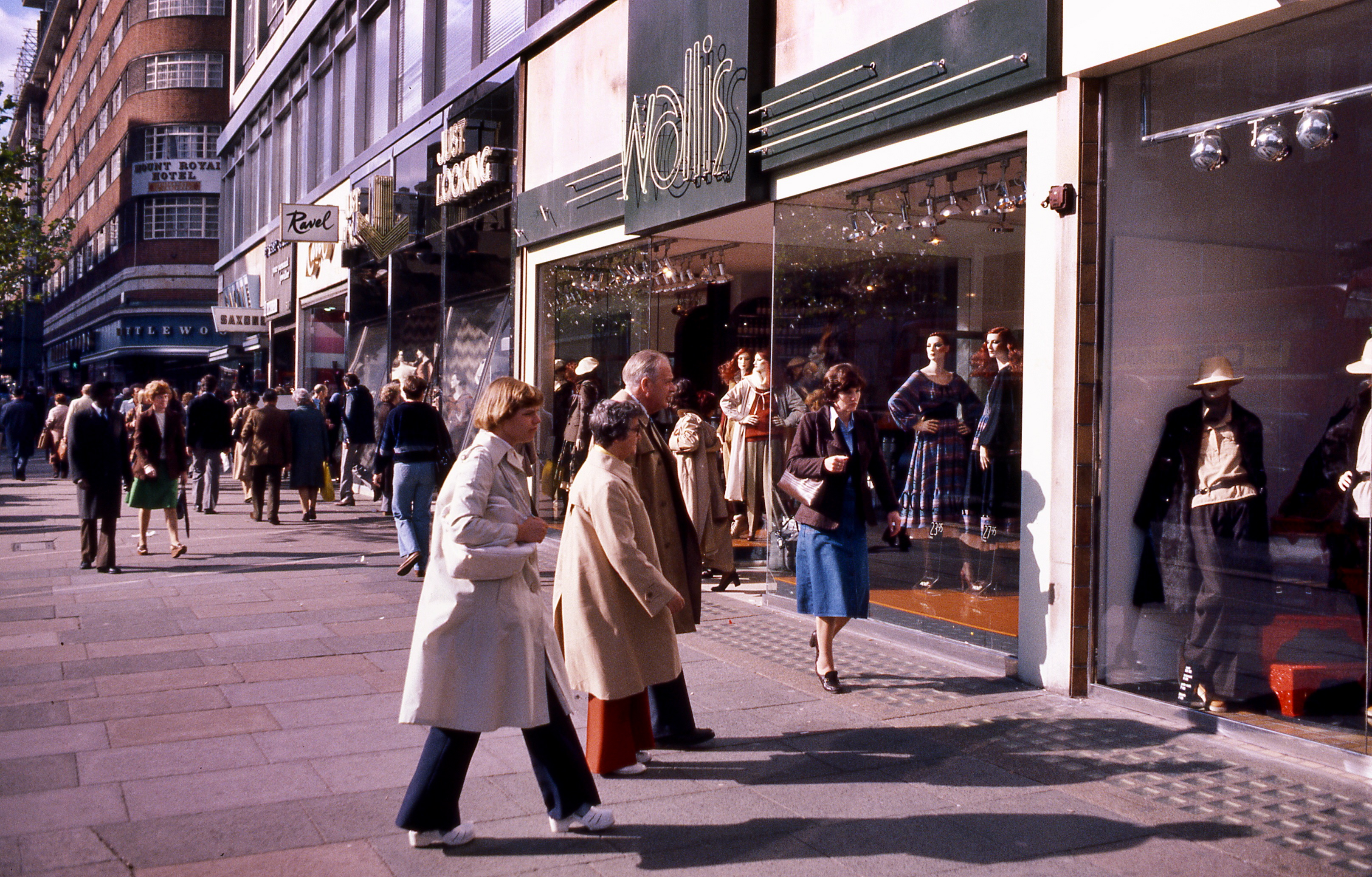 London 1977 1970s October snapshots Kodachrome