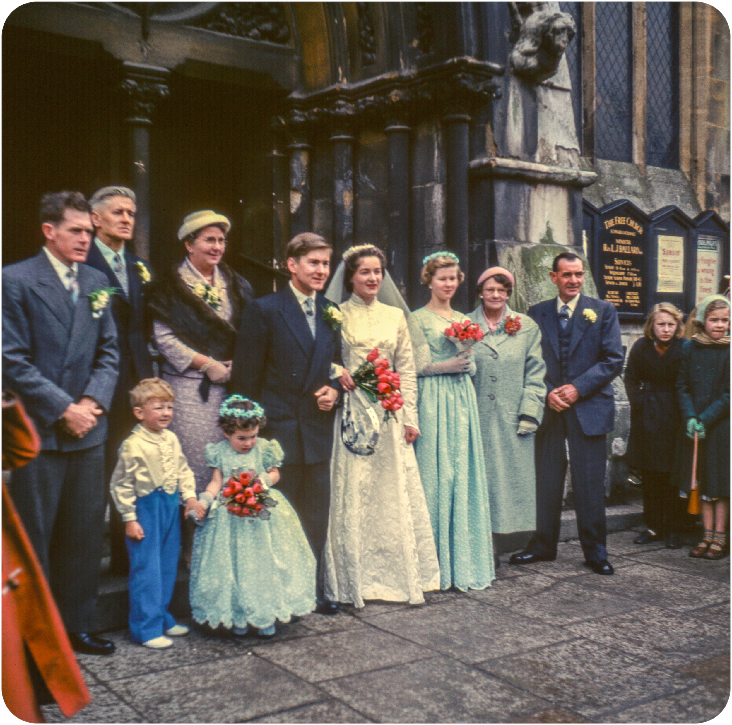 Brian & Daphne's Wedding - St. Ives - April 4th 1958