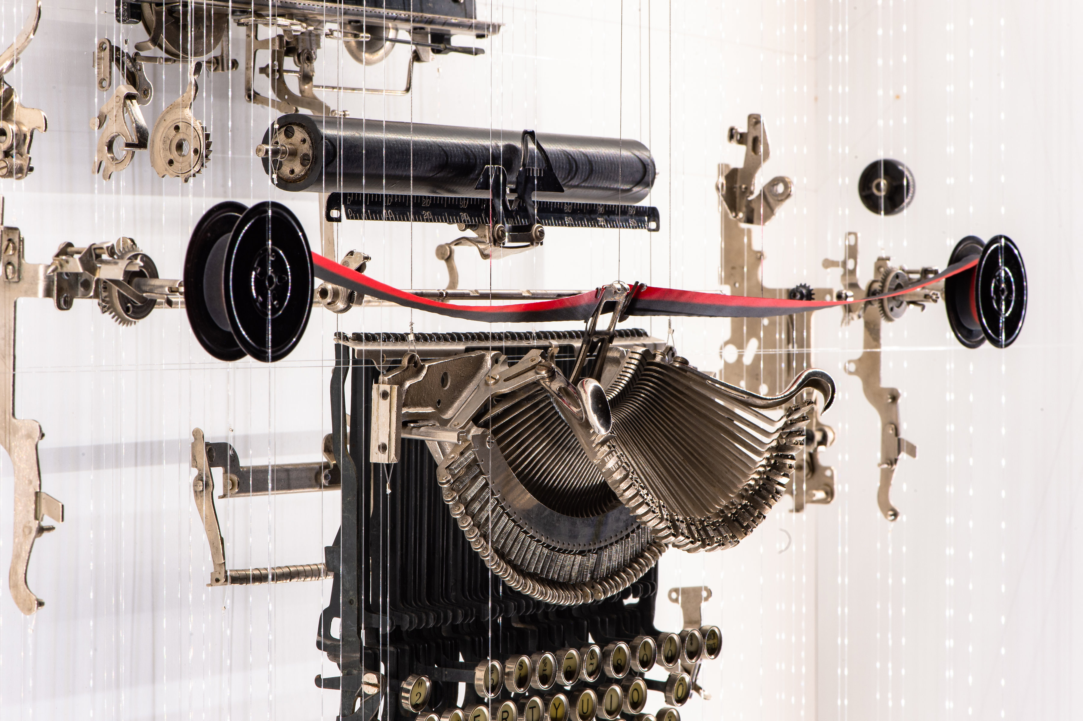 typewriter John A. Peralta sewing machine
