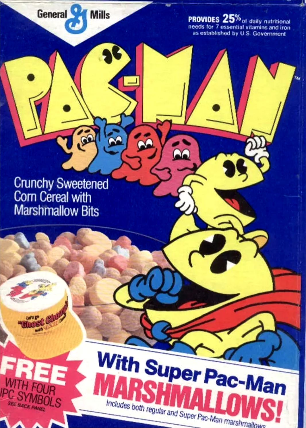 cereal boxes from the 80's and 90's