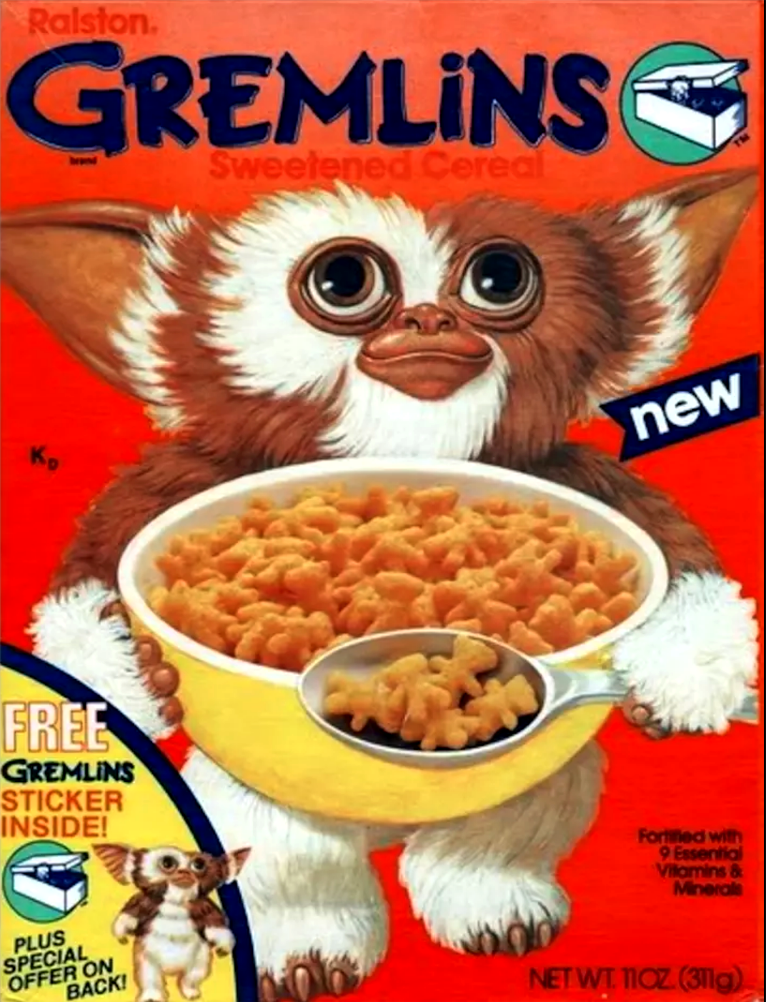 vintage cereal box