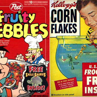 vintage cereal toys - Flashbak