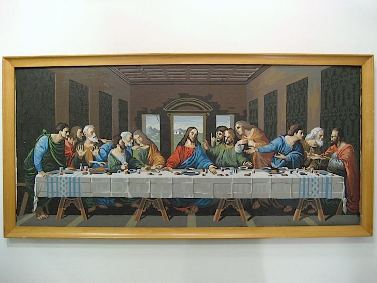 Craft Master’s 1964 “Last Supper M-312A” paint-by-number kit Dan Robbins