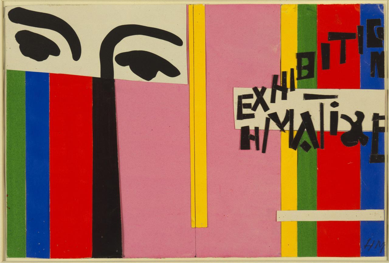 Henri Matisse, Design for cover of 'Exhibition H Matisse'