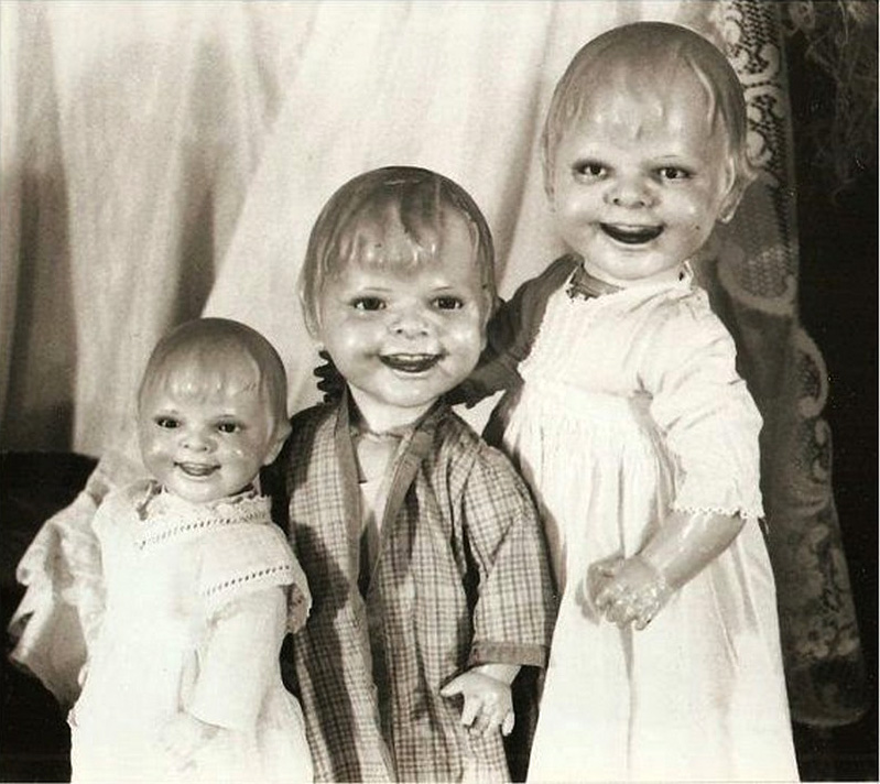 creepy antique dolls