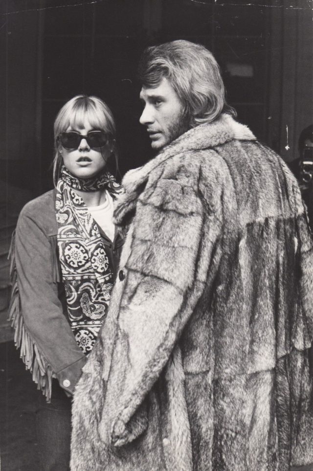 Vartan and Hallyday fur coat - Flashbak