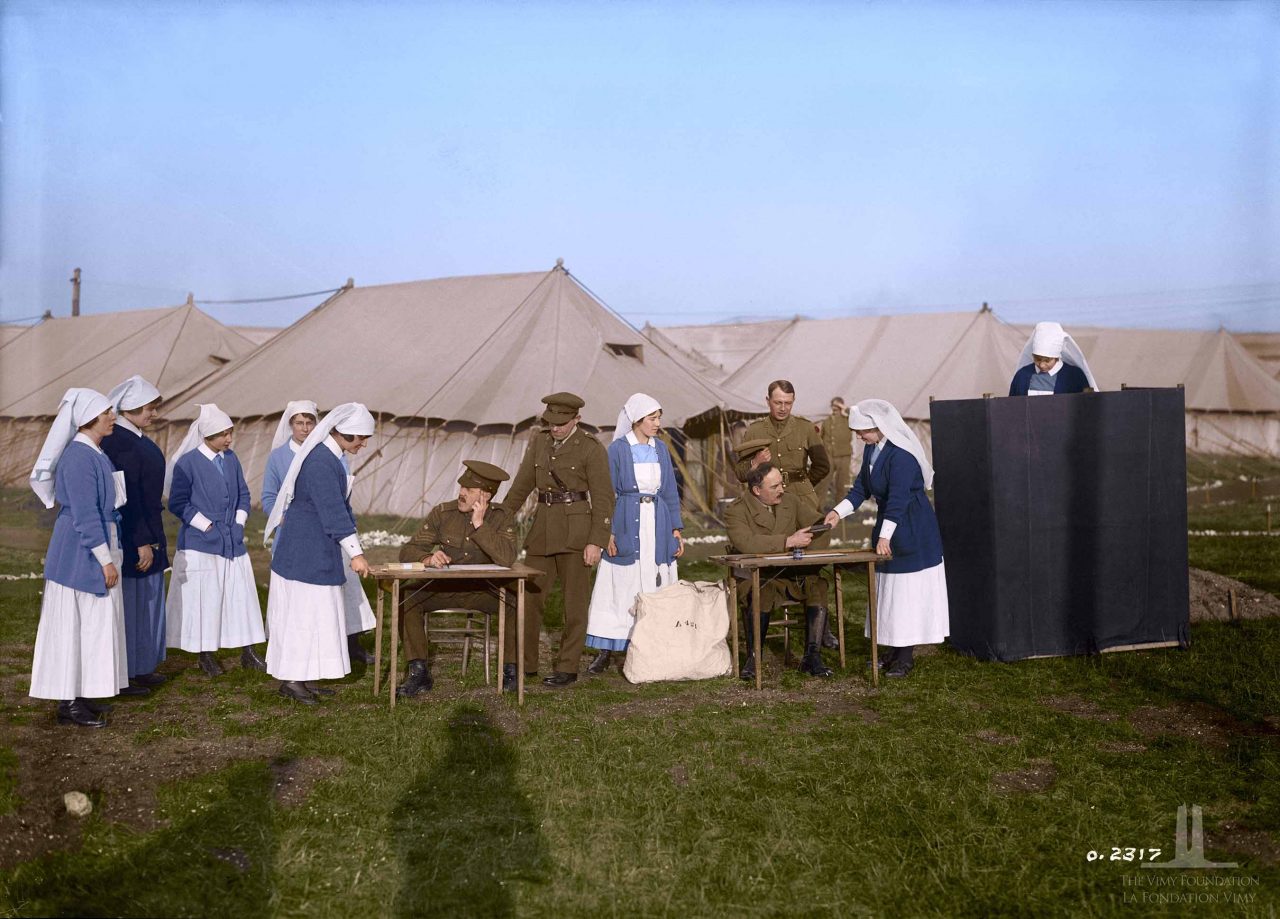 World War 1 Great War colour color Canada