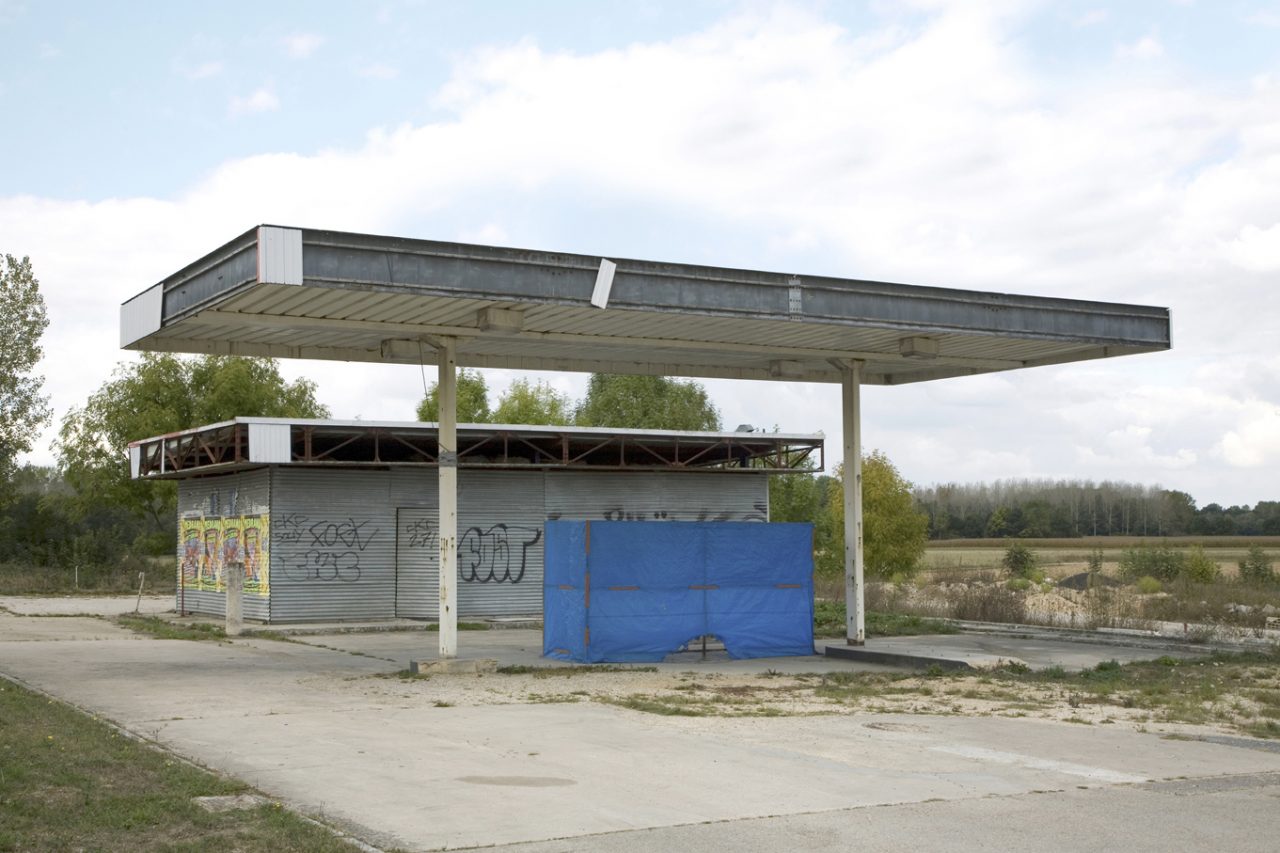 abandoned petrol stations