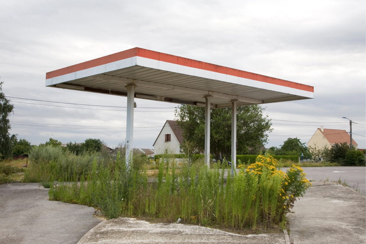 abandoned petrol stations