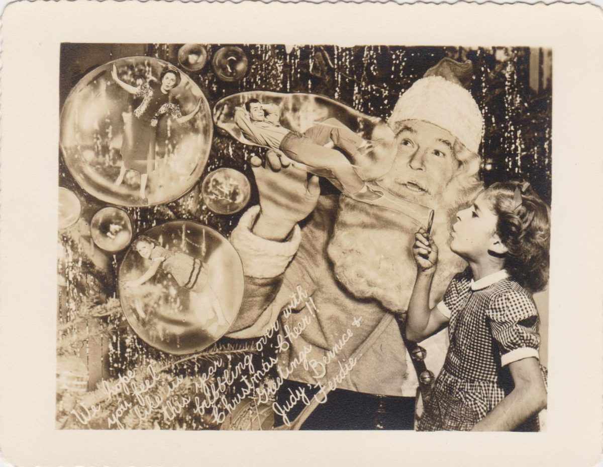 Christmas cards vintage snapshots