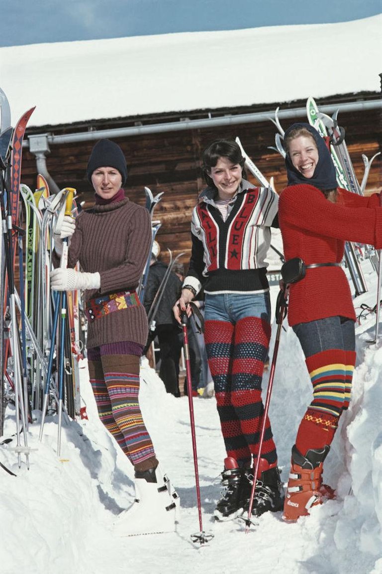 The Fashionable and the Fast - Skiing Photographs by Slim Aarons - Flashbak