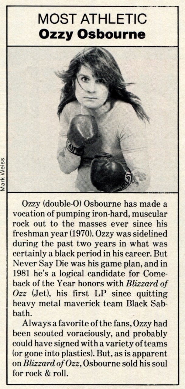 Ozzy Osbourne - Circus June 1981