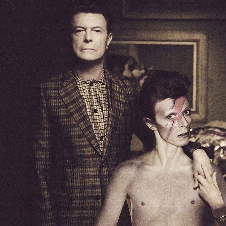 pop stars then and now david bowie
