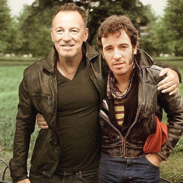 pop stars then and now Bruce Springsteen
