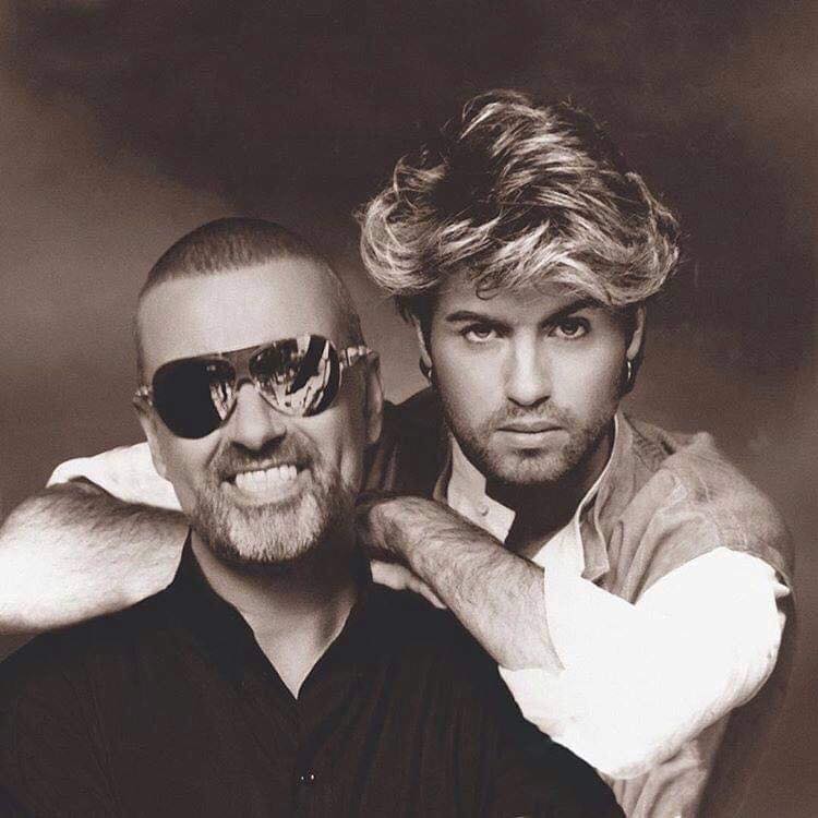 pop stars then and now George Michael 