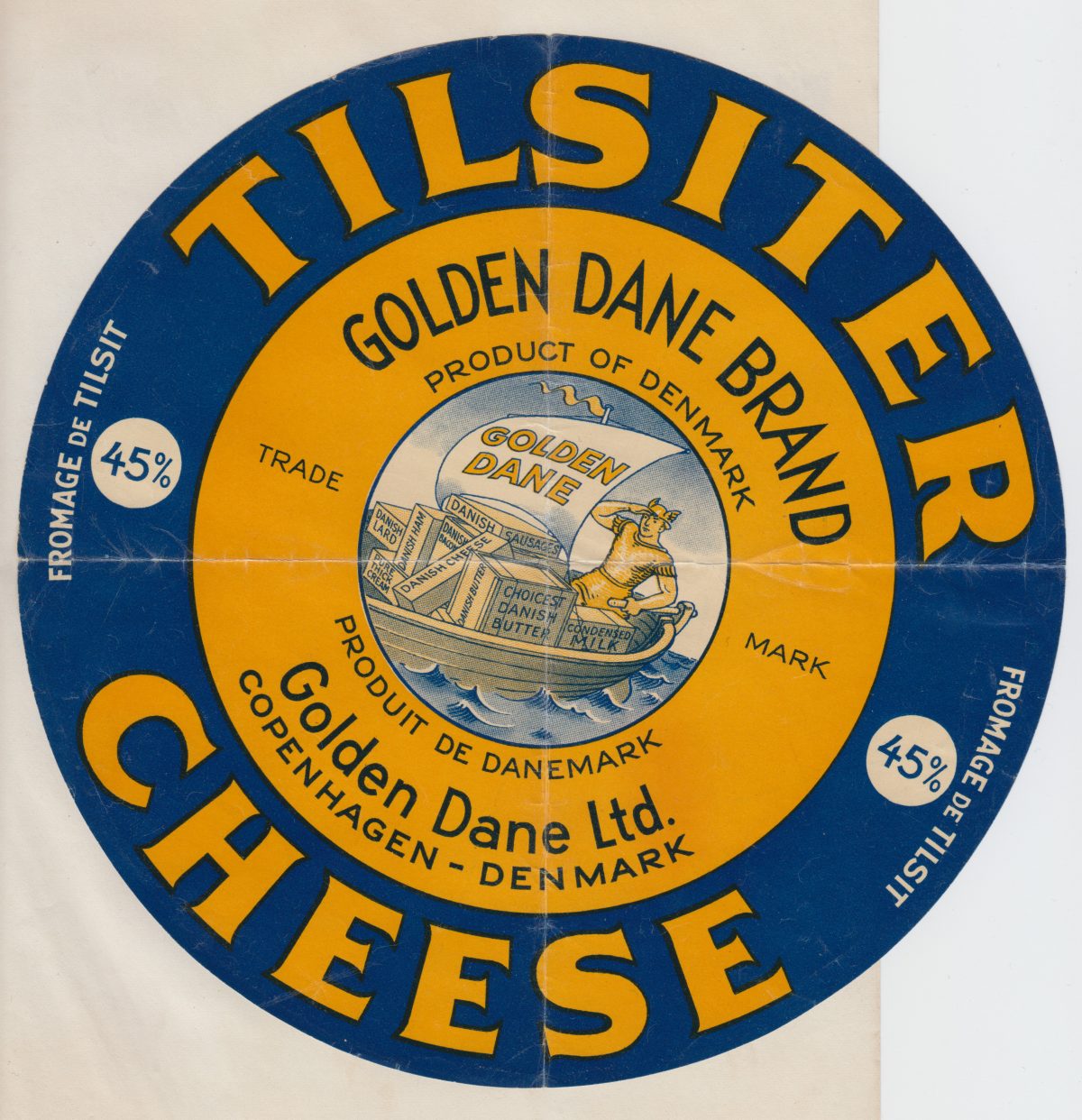 cheese labels vintage