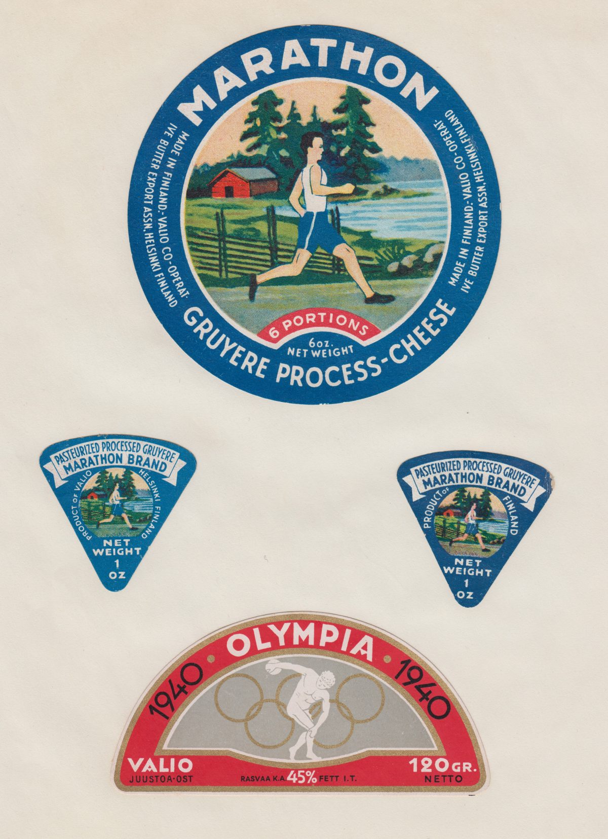 cheese labels vintage