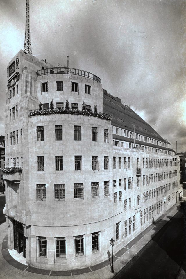 Exterior Of BBC Broadcasting House In 1932 - Flashbak