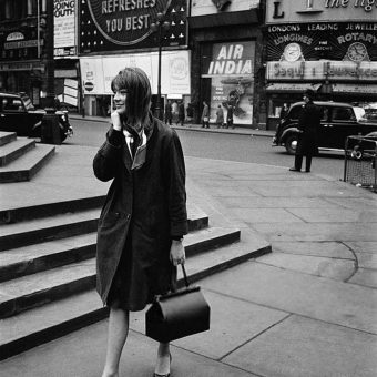 Photographs of Singer Françoise Hardy in London