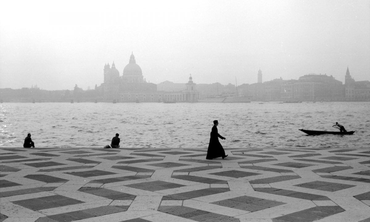 Campo San Giorgio Maggiore, Venice, 1961.