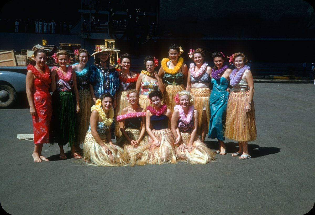 Hula Dancers at Ford Island