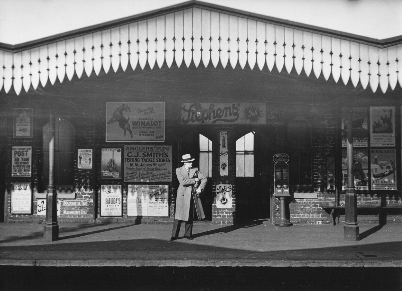 Kentish Town station, London, 1936.