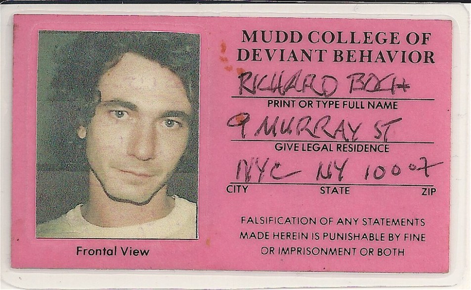 Mudd Club pass