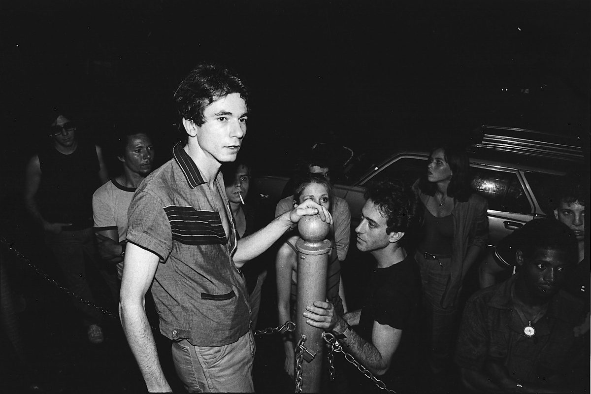 Richard Boch outside of the Mudd Club in 1979, in a photograph featured in his memoir, “The Mudd Club.”CreditCreditAllan Tannenbaum