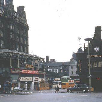 1969 ST ENOCH HOTEL, GLASGOW St Enoch Hotel left, Underground station ...